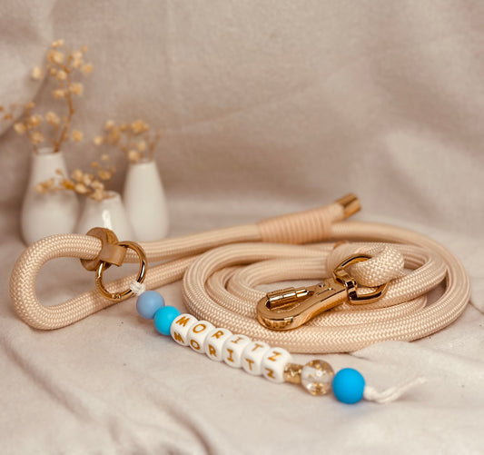 Leine / Anhänger Bundle / Blau