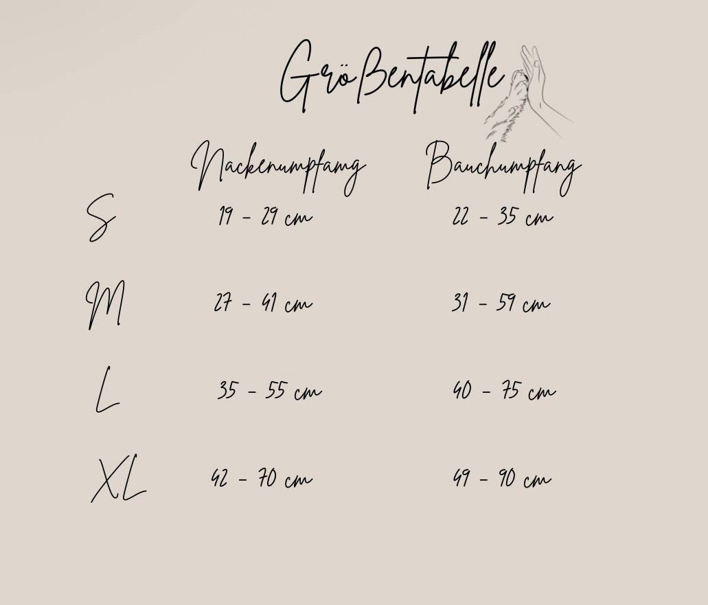 Geschirr Einzeln / L / 5 Farben